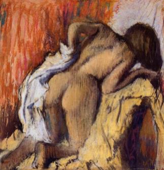 Edgar Degas - Donna che si piega